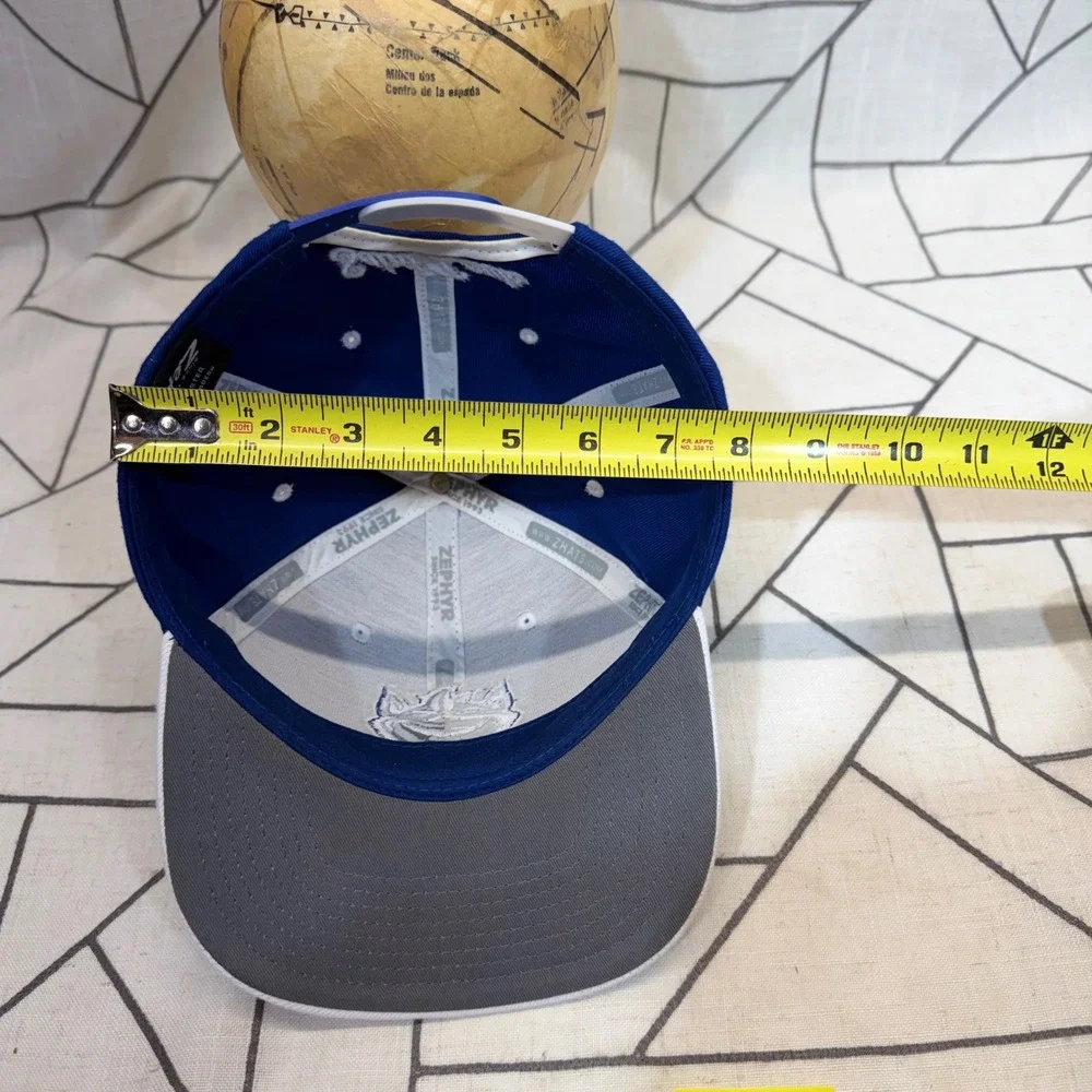 Zephyr Saint Louis Billikens Hat OSFA Blue White Snapback Mascot Logo Cap‎